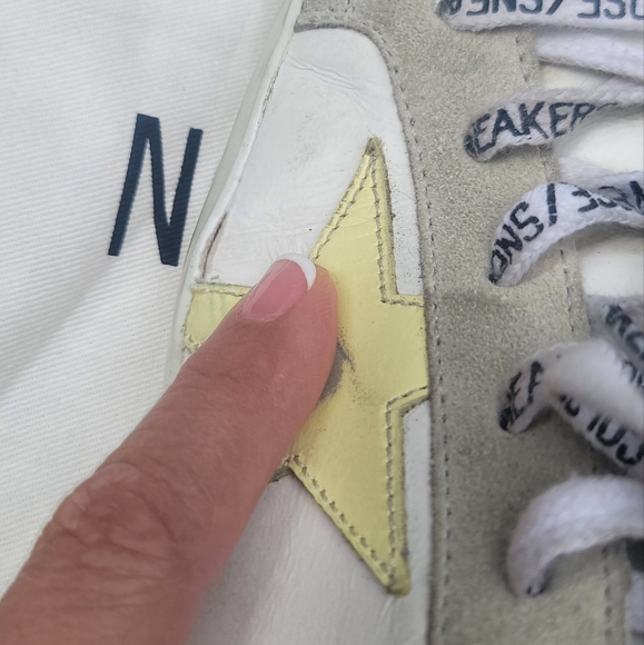 Women's Golden Goose Superstars Sneakers Size 38 7.5-8 Private Edit Python Heel - Picture 7 of 8